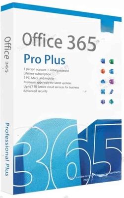 Microsoft Office 365 Pro Plus 5 Utenti PC/MAC