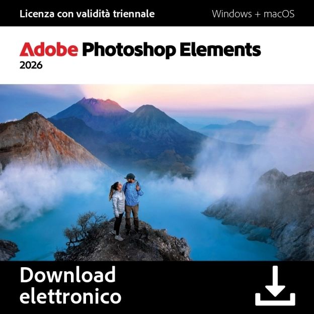 Adobe Photoshop Elements 2026 3 Anni 