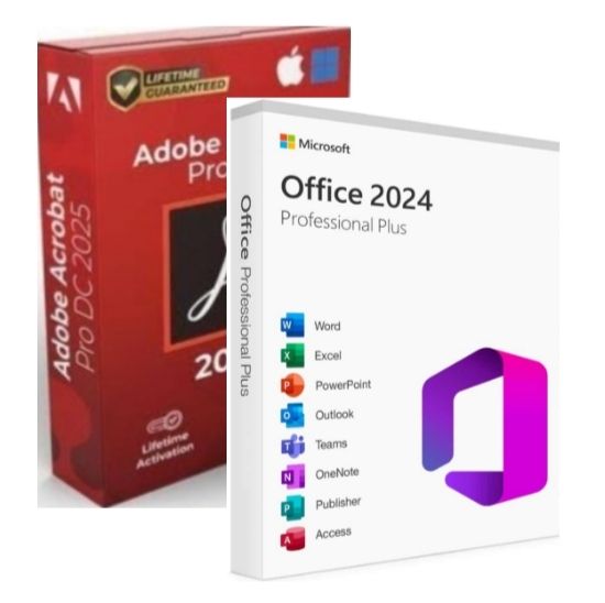 Adobe Acrobat Pro DC 2025 + Office 2024 Pro Plus