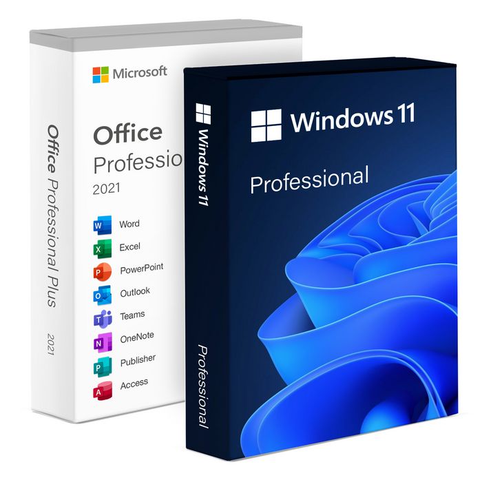 Microsoft Office 2021 Pro Plus + Windows 11 Pro 