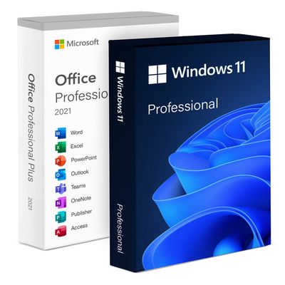 Microsoft Office 2021 Pro Plus + Windows 11 Pro 