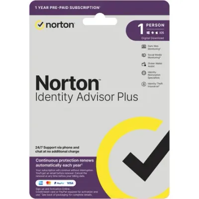 Norton Identity Advisor Plus  2026/2027