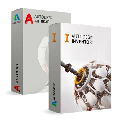 OFFERTA IN BUNDLE  Inventor Pro 2027 a VITA + Autocad 2027 a VITA 