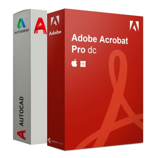 Adobe Acrobat Pro DC 2025 a VITA + Autocad 2027 a VITA