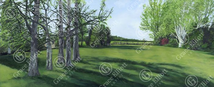 View across the fields