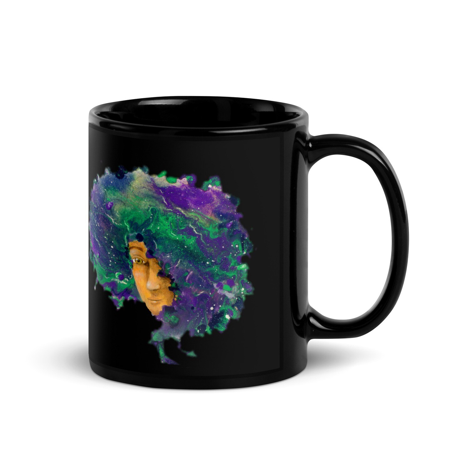 Galaxy woman cup