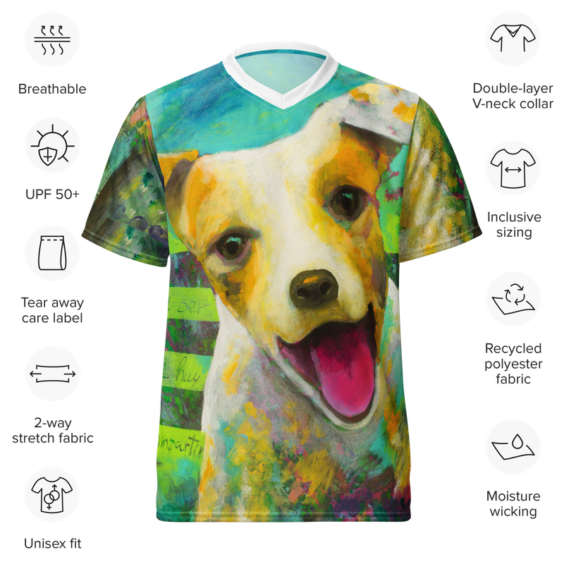 Wise and happy dog t-shirt