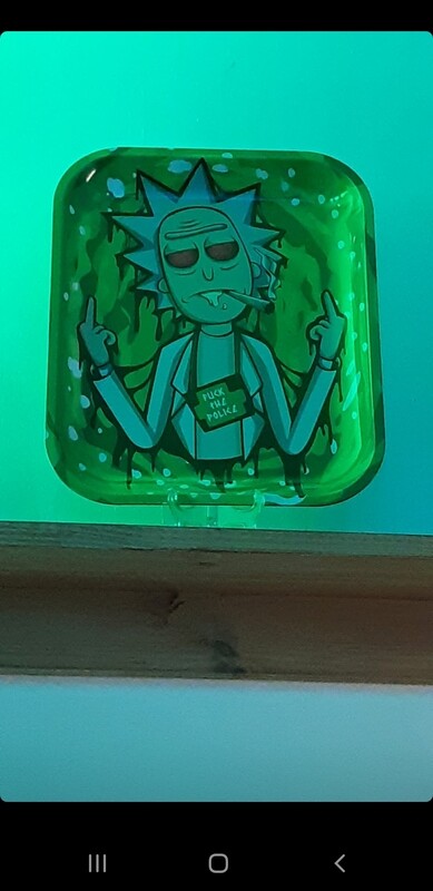 Large Rick an Morty rolling tray