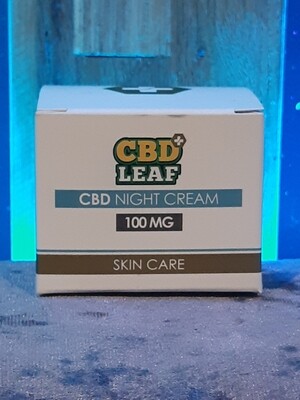 CBD leaf night cream