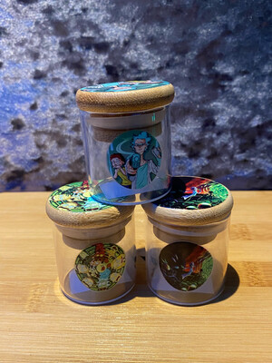 Small Glass Sealed Jar