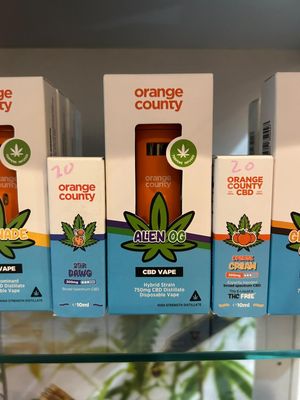 Orange county alian og cbd distillate vape