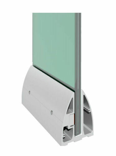 Glass Balustrade Channel for Parapet Wall (10-12mm Glass) Non-Structural 3 Metre