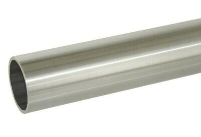 6 Metres of 48.3 x 2.5mm - 316 Grade Satin Finish 320 Grit Stainless Steel Balustrade Tube