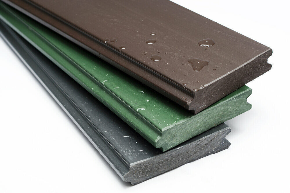 Recycled Tongue and Groove Plastic Fencing Boards 3.6 Metre Lengths