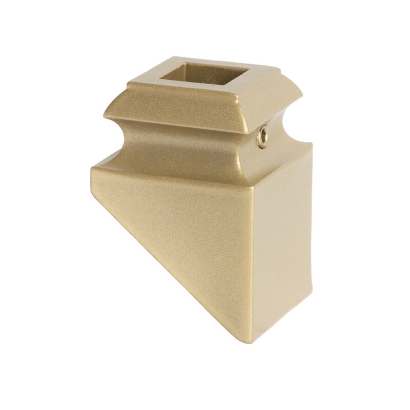 HF-16.3.2-GD Gold Decorative Angled Collar for 12mm Square Spindles