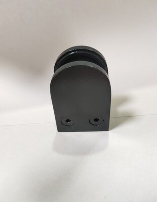 Anthracite Grey Glass Clamp for 10mm Glass - Flat Backed