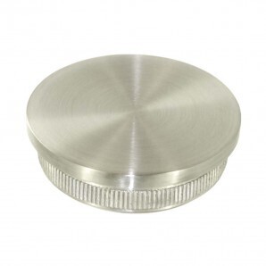 42.4mm  x 2.5mm Wall Flat End Cap 316 Grade Satin Finish