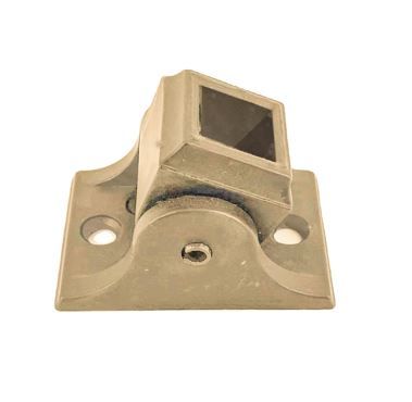 KT-053 Gold Adjustable Fixing Bracket for 12mm Square Spindles
