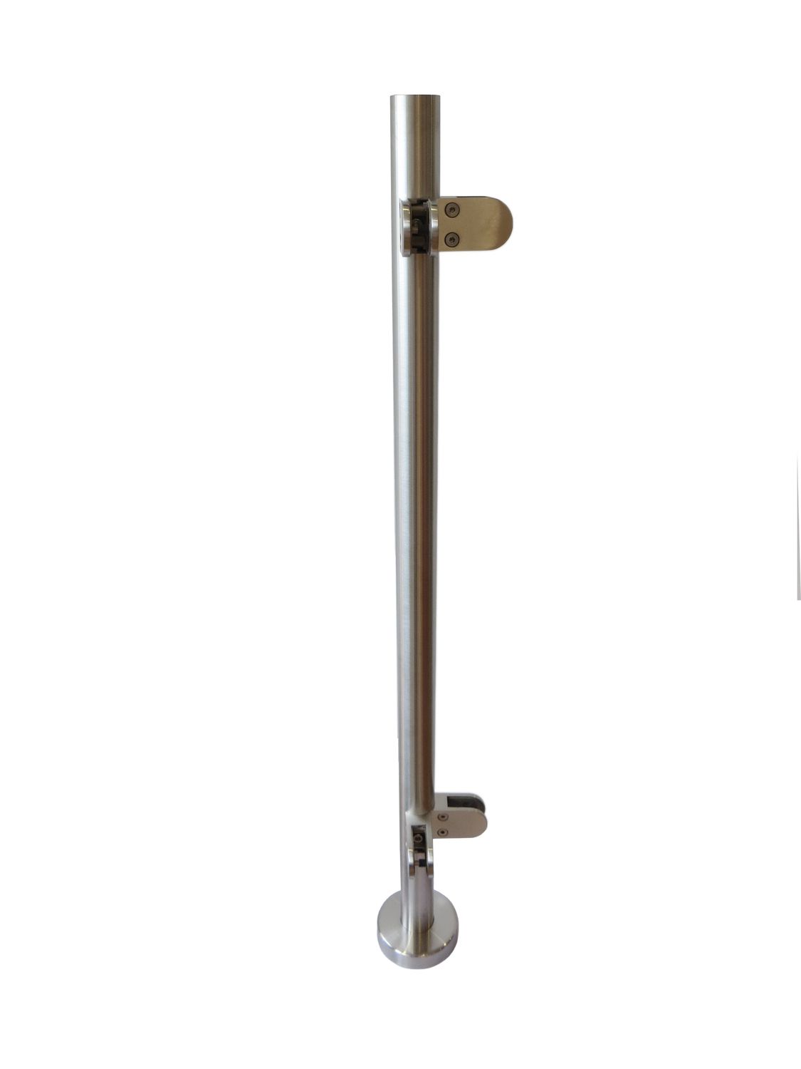 48.3mm Ready-Made Glass Balustrade Corner Post 316 Grade Satin Finish