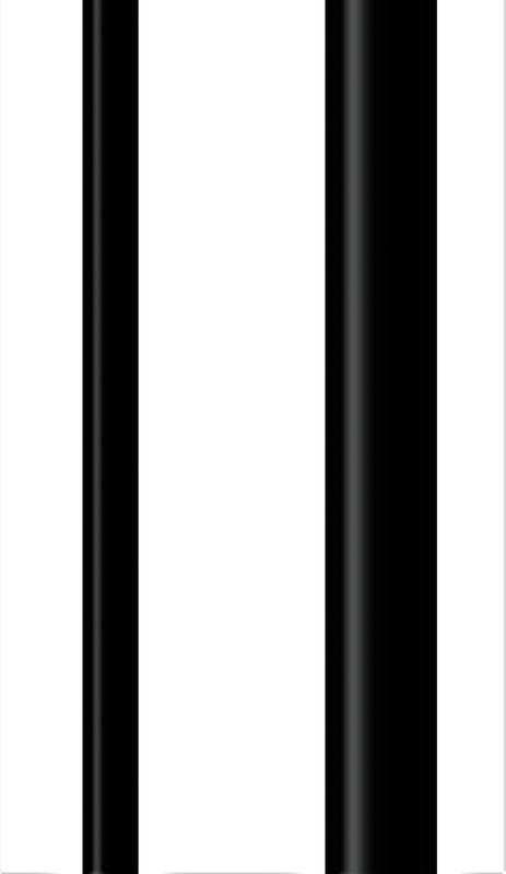 Black Round Staircase Spindle - 16mm Diameter x 1100mm High