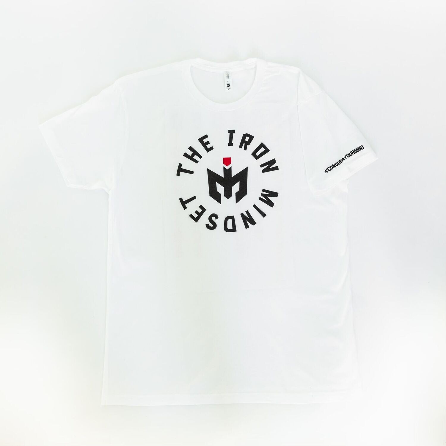 Iron Mindset Conquer Your Mind T-Shirt (White)