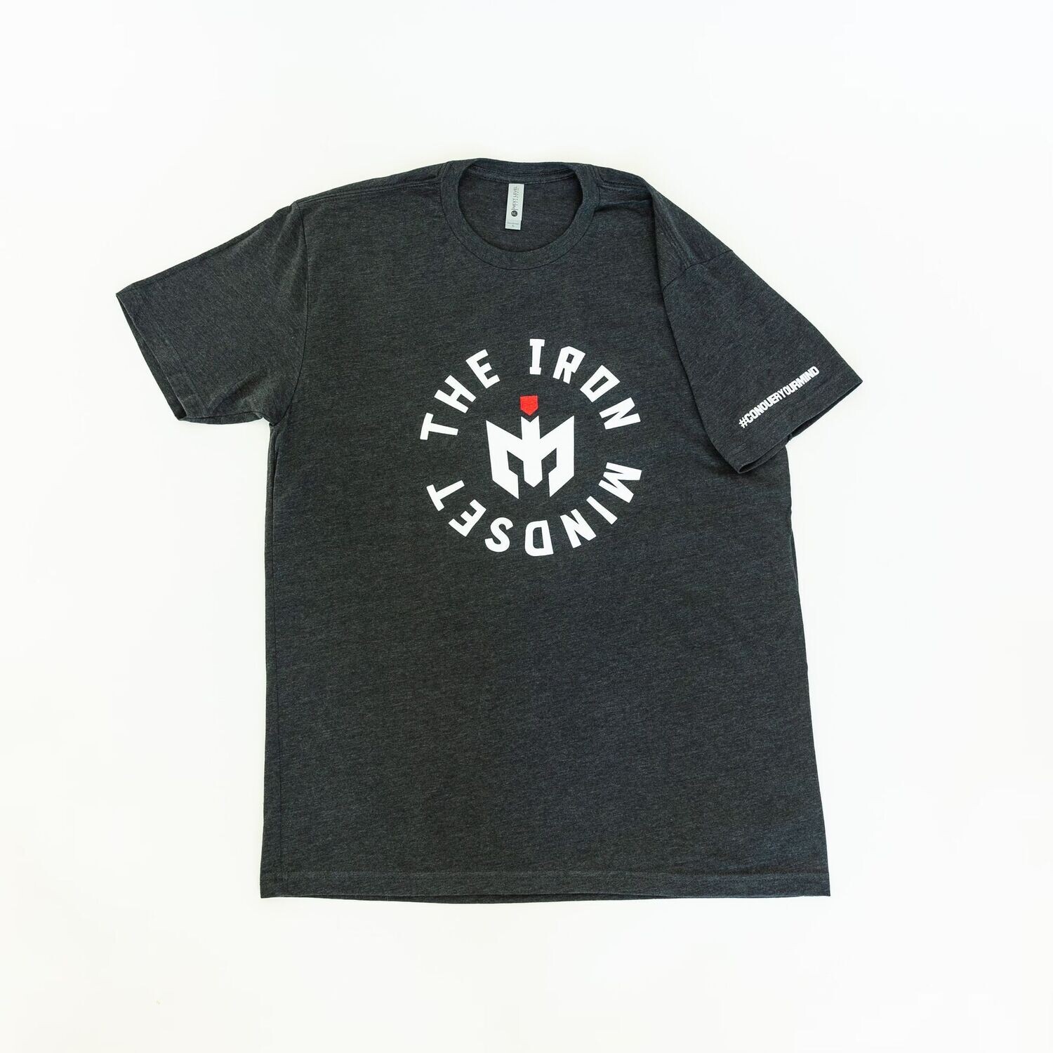 Iron Mindset Conquer Your Mind T-Shirt (Dark Grey)