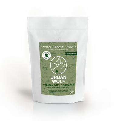 Urban Wolf Premium Whole Food Mix MEDIUM 2kg - 4.4lbs