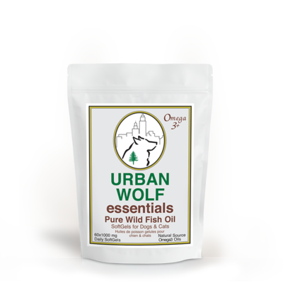 Urban Wolf Essentials Pure Wild Fish Oil - 60 Gel Caps