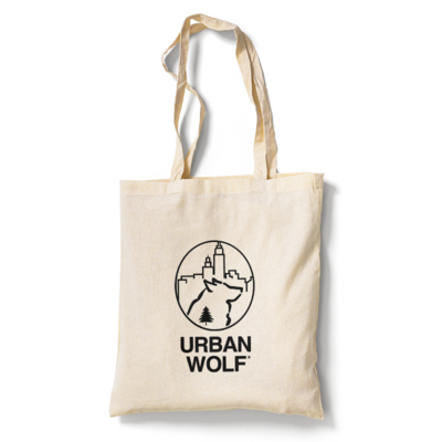 Help Us Help Them Urban Wolf Cotton Tote Bag