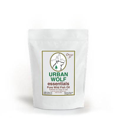 Urban Wolf Essentials Pure Wild Fish Oil LARGE - 240 Gel Caps