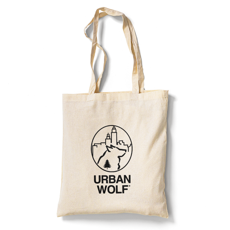 Help Us Help Them Urban Wolf Cotton Tote Bag