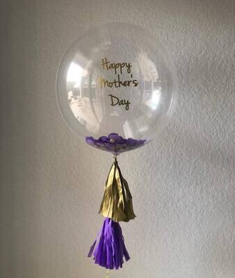 Happy mother's day clear balloon