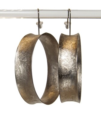 Anticlastic Titanium Hoop Earrings