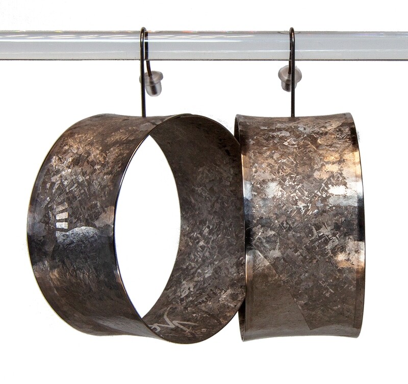 Anticlastic Titanium Hoop Earrings