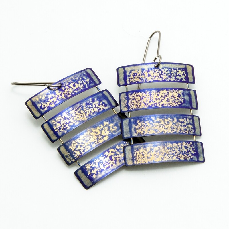 Titanium Box Kite Earrings