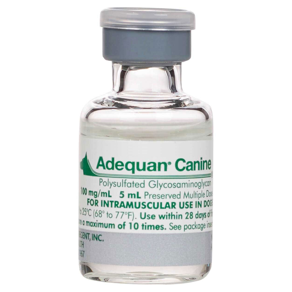 Adequan Canine Injectable for Dogs, 100 mg/mL, 5-mL