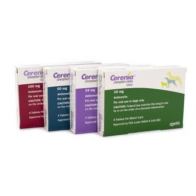 Cerenia Tablets: 1 Box/4 Tablets Count