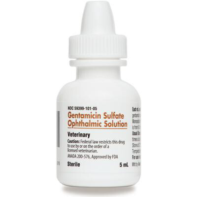 Gentamicin Ophthalmic Solution 0.3%: 5ml