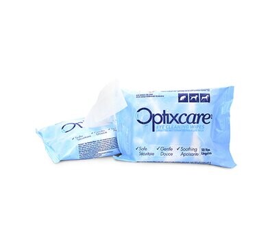 Optixcare Eye Cleaning Wipes: 50 Count
