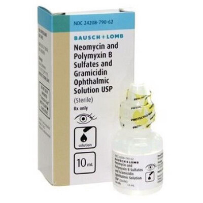 NeoPoly Gramicidin Ophthalmic Solution: 10ml