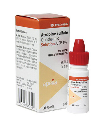 Atropine 1% Ophthalmic Solution: 5ml
