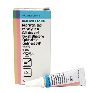 Neopolydex Ophthalmic Ointment: 3.5g