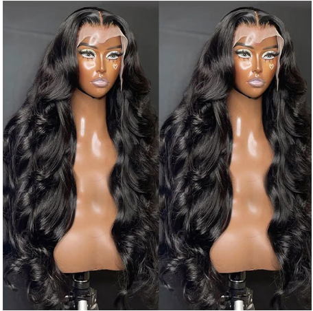 Transparent Lace Front Human Hair Wigs For Women