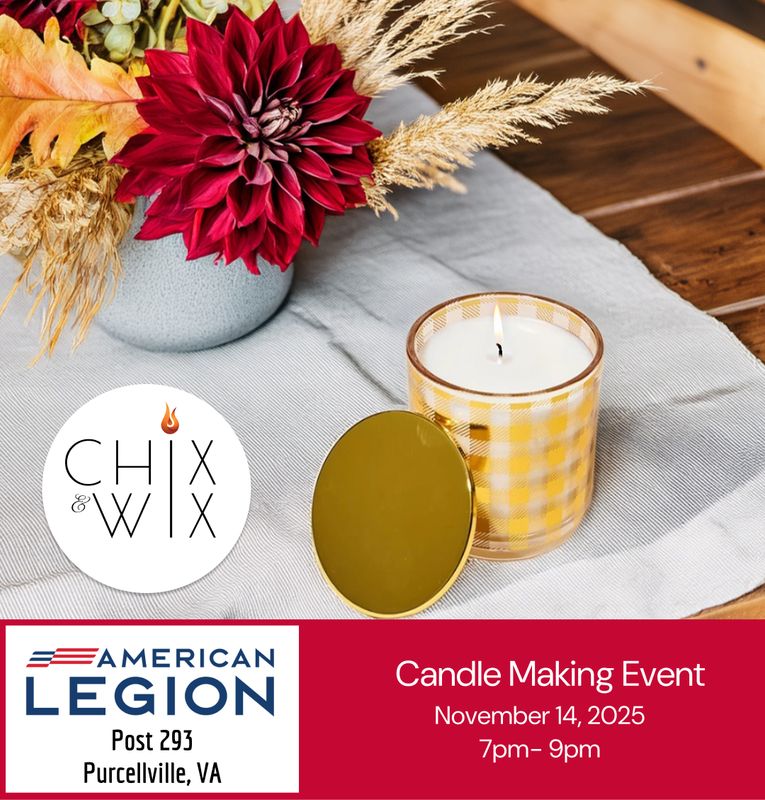 Candle Making at American Legion