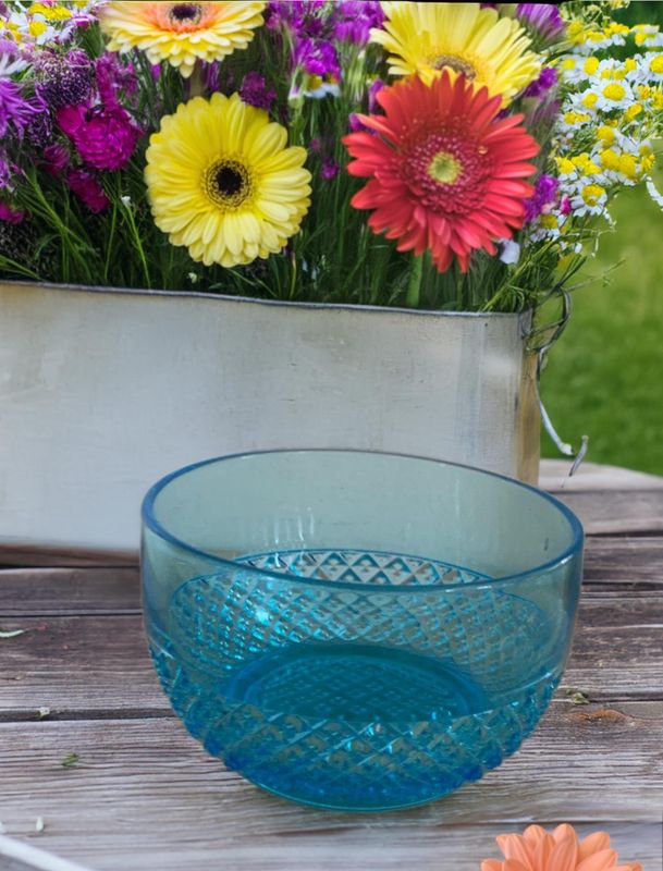 Vintage Fenton Candy Dish Candle - 12 oz