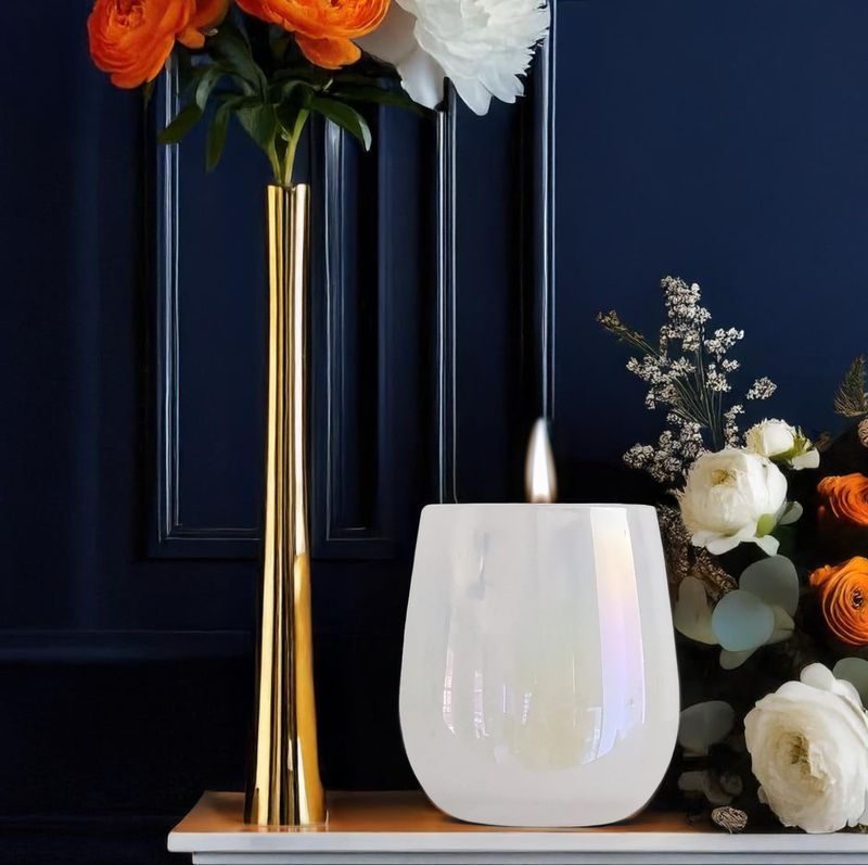 Pearl White Glass - 11 oz