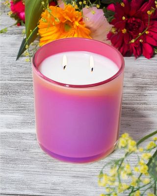 Iridescent Flamingo Glass - 15 oz