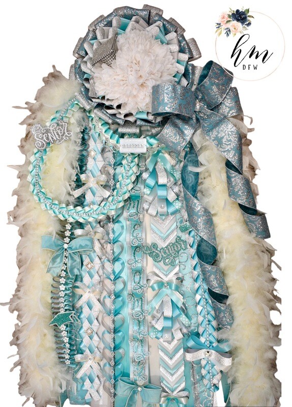 Single Mega in Aqua/Ivory