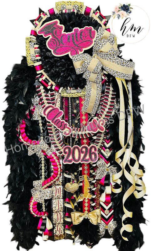 Large Round Homecoming Mum