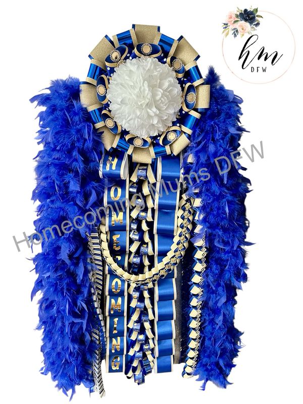 Single Mega in Royal/Gold